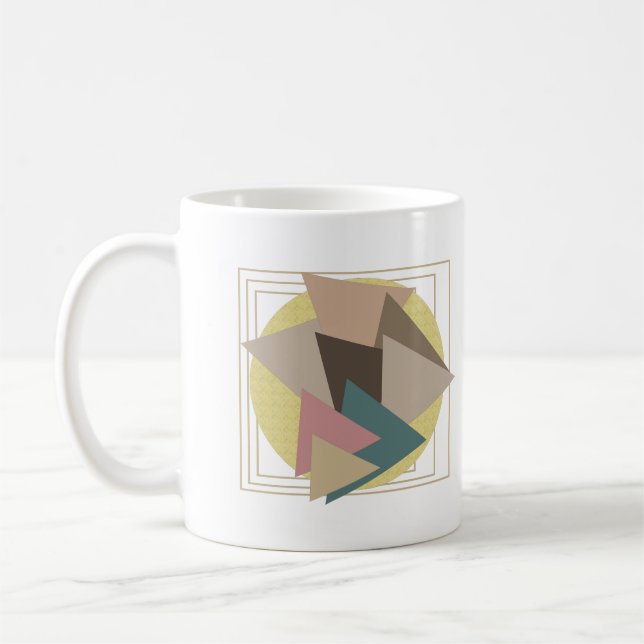 Mug Art géométrique moderne Abstrait (Gauche)