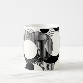 Mug Art géométrique monochrome - Bla minimaliste