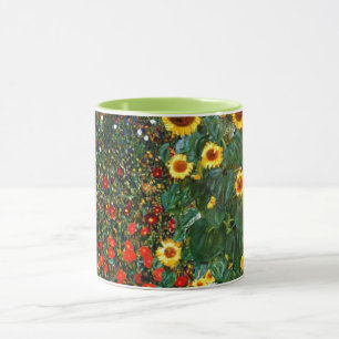 Mug Art Gustav Klimt - Jardin agricole avec tournesols
