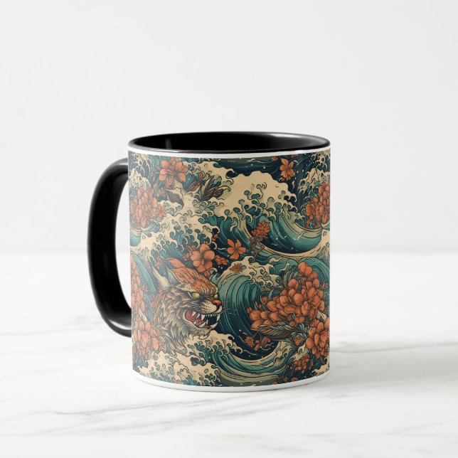 Mug Art japonais du tatouage (Devant gauche)