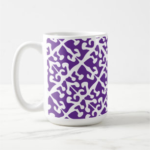 Mug Art moderne Abstrait de forme violet