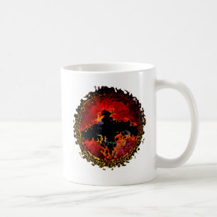 Mug Art moderne de la chauve-éffrayante