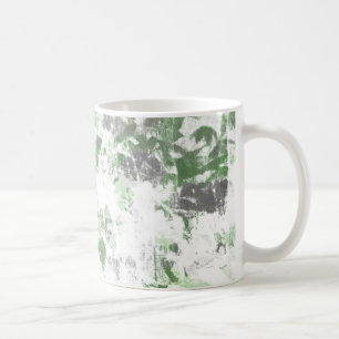 Mug Art moderne du motif de fleurs et de la texture mu