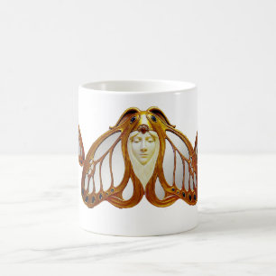 MUG ART NOUVEAU FEMME MOTH