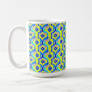 Mug Art Nouveau Floral Aquarelle Motif Céramique