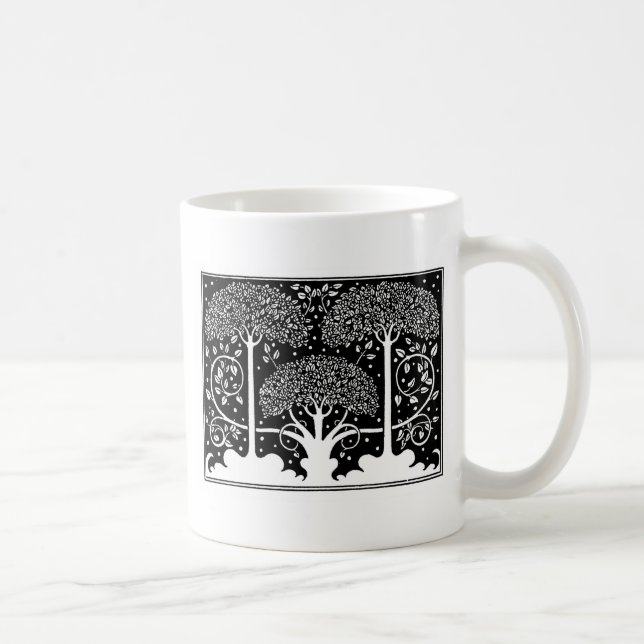Mug Art Nouveau Tree Beardsley Motif (Droite)