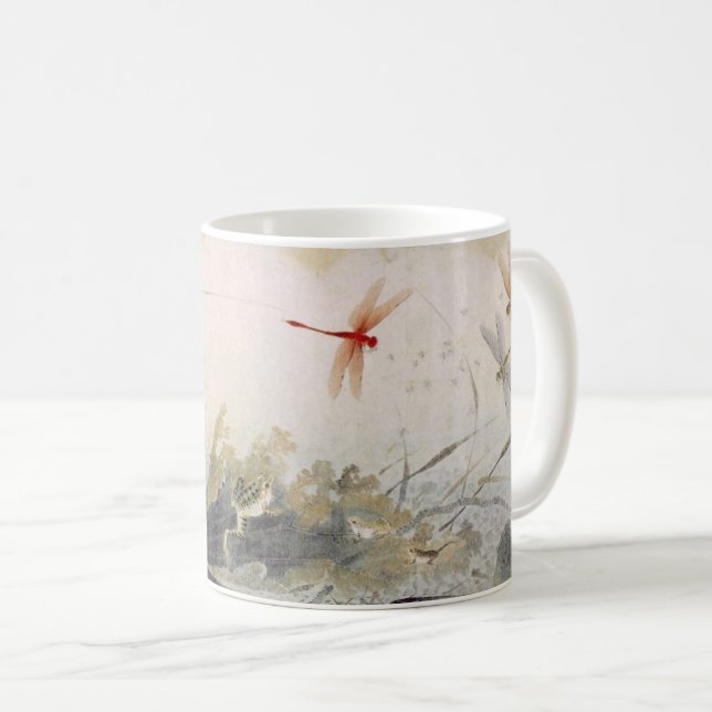 Mug Art oriental chinois ancien en début d'automne (Devant droit)