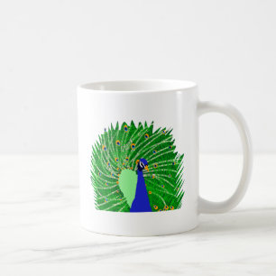 Mug Art original de Peacock par Sophie age Ten