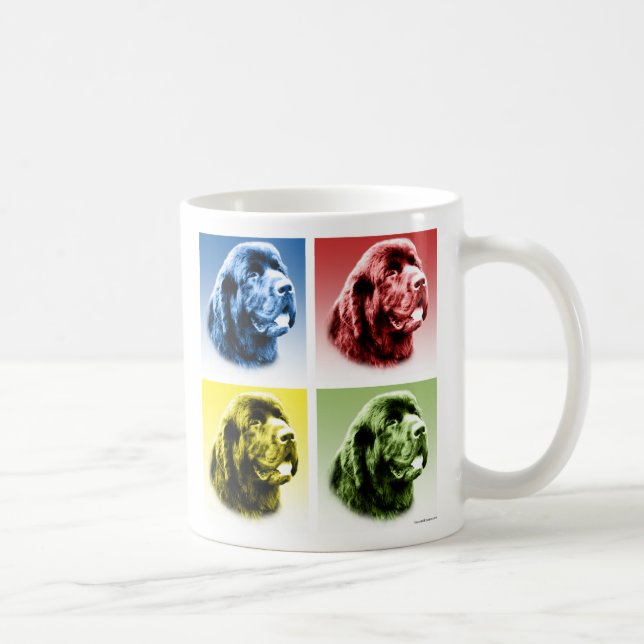 Mug Art pop de Terre-Neuve (Droite)