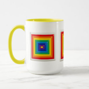 Mug Art Pop Géométrique Rétro