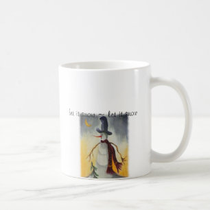 Mug Art populaire primitif Snowman