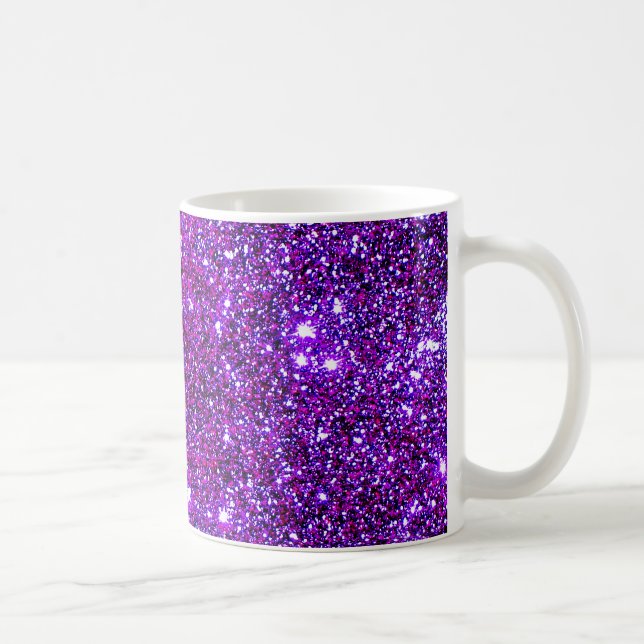 Mug Art pourpre pourpre d'illusion optique d'étincelle (Droite)