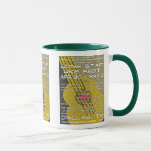 Mug Art solitaire d'affiche de Fest d'Uke d'étoile