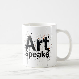 Mug Art Speaks - Typographie minimaliste