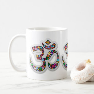 Mug Art symbolique floral Namaste
