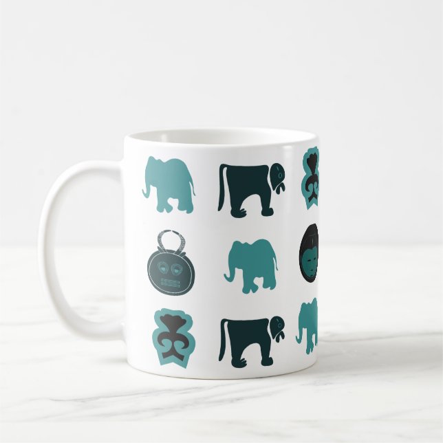 Mug art tribal africain Abstrait (Gauche)