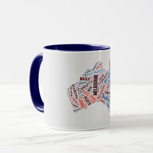 Mug Art Word Australie (Devant gauche)