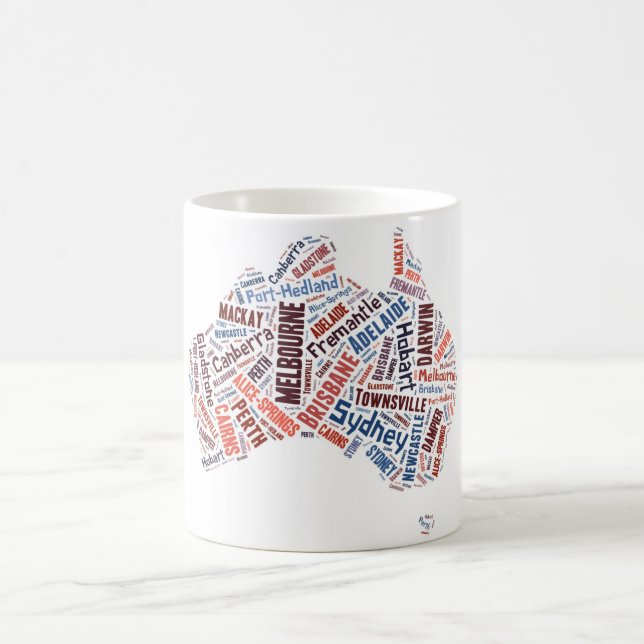 Mug Art Word Australie (Centre)