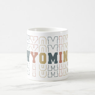 Mug Art Word Wyoming empilé