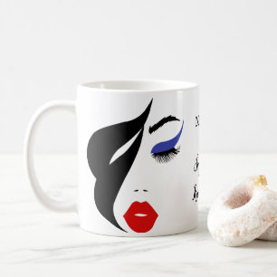 Mug Artiste De Maquillage Élégante Et Féminine