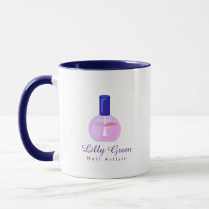 Mug Artiste Ongulaire Personnalisée Vernis à Ongles Vi