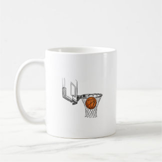 Mug Artistic basketball ceramic mug, ideal sports gift