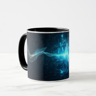Mug Artistique futuriste pour les Sips Visionnaire