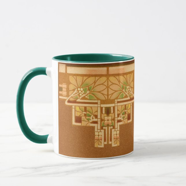 Mug Arts & Crafts, Craftsman or Mission Style Foliage (Gauche)