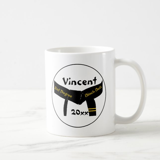 Mug Arts martiaux 2e degré Ceinture noire (Droite)