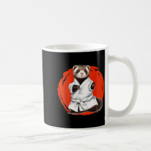 Mug Arts martiaux de ninja de furet karaté Jiu-Jitsu J