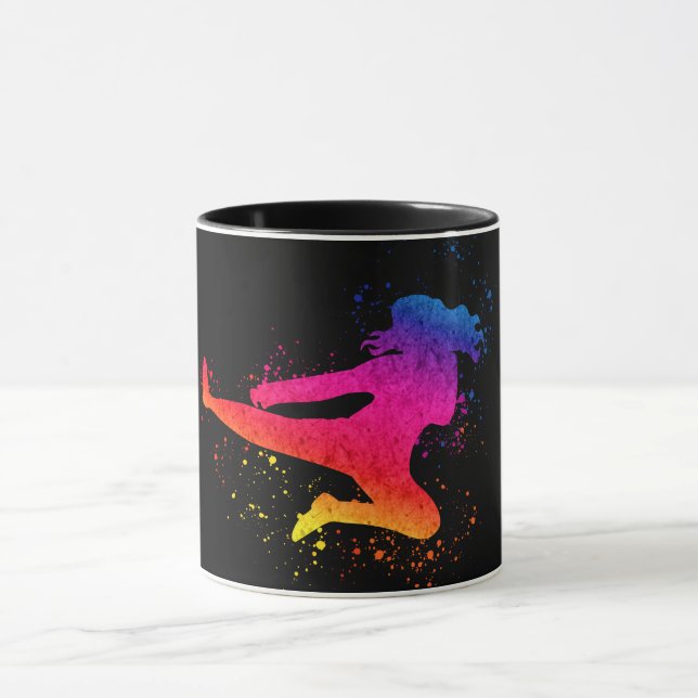 Mug Arts Martiaux Féminins, Coup De Feu, Coup De Peint (Centre)