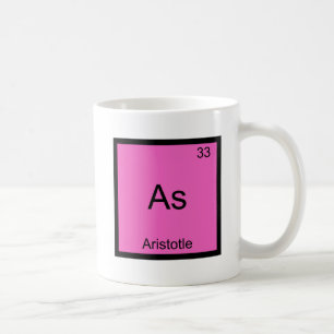 Mug As - Aristote Élement Drôle Tee Chimie Symbole