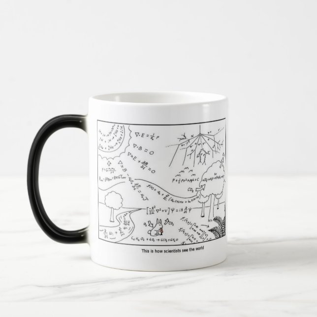 Mug as scientists see the world ~ [RIGHT HANDED] (Left)
