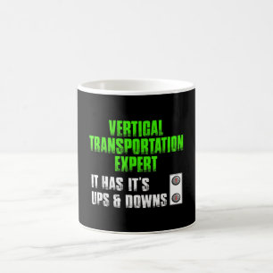 Mug Ascenseur mécanique Funny Réparateur