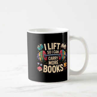 Mug Ascenseur peut transporter plus de livres humour l
