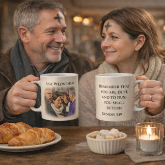 Mug Ash Wednesday – Receiving Ash Cross