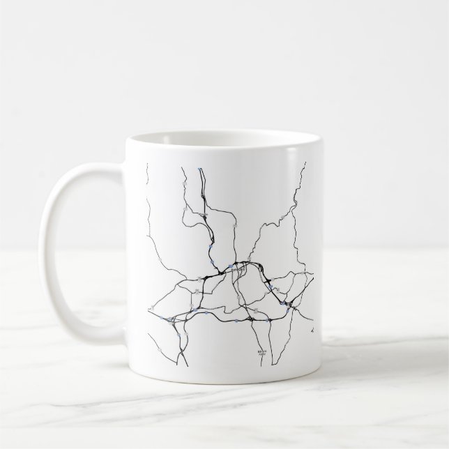 Mug Asheville, la Caroline du Nord (Gauche)