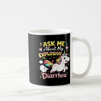 Mug Ask about explosive diarrhea funny poop meme