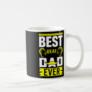 Mug Asl Best Deaf Papa Ever Signer Langue des signes D
