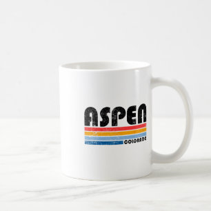 Mug Aspen Colorado Co Ski de montagne Aspen Sk Vintage