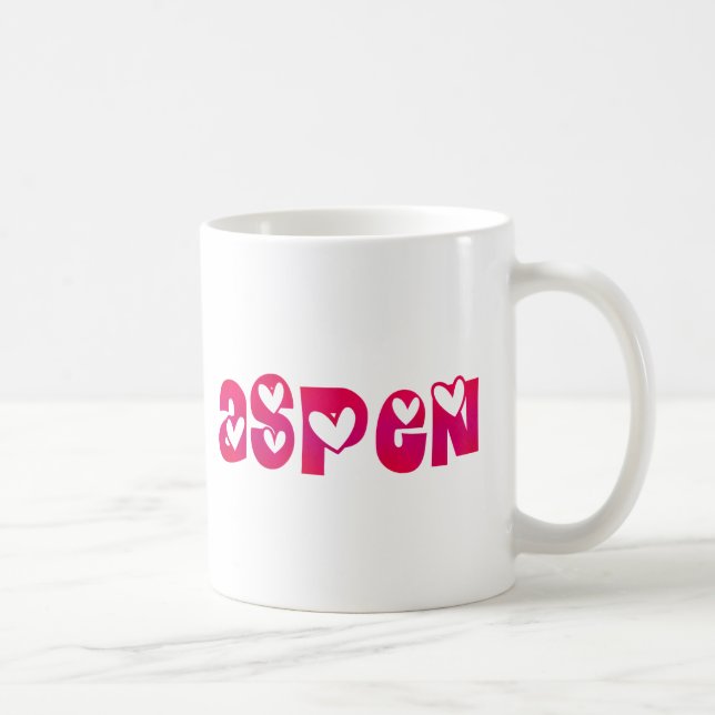 Mug Aspen dans les coeurs (Droite)