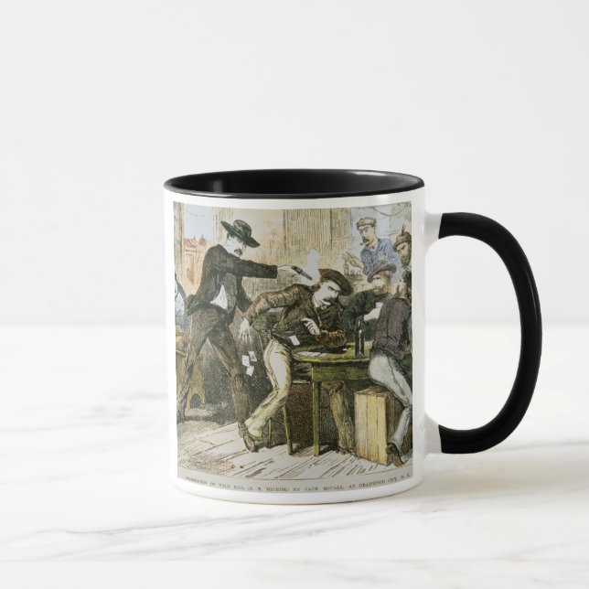 Mug Assassinat "de Bill sauvage" (W.B. Hickok) par (Droite)