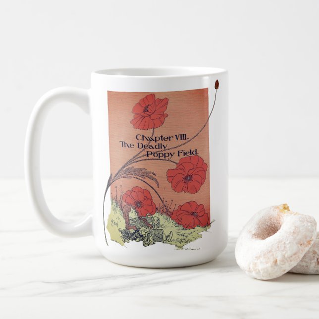 Mug Assistant de Oz Deadly Poppy Field | (Avec donut)
