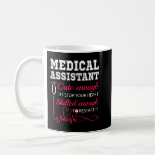Mug Assistant Médicale Mignonne Infirmière Stop Coeu