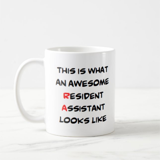 Mug assistant résident, génial (Gauche)