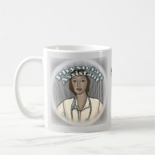Mug Assistante médicale noire féminine