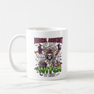 Mug Assistante médicale Sorcière Squelette Seringue Ch