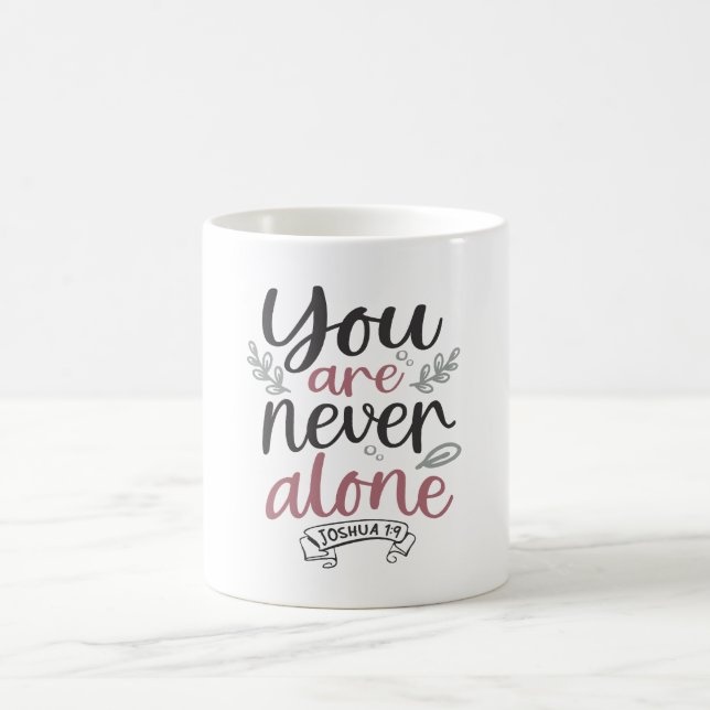 Mug Assurance divine - Joshua 1:9 Christian Design (Centre)