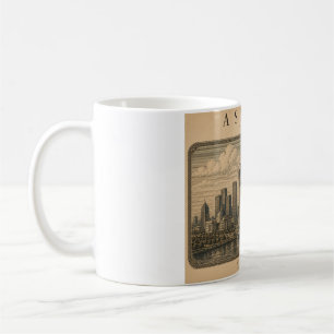 Mug Astana   Conception de ville de voyage vintage