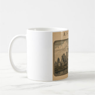 Mug Astana | Conception de ville de voyage vintage